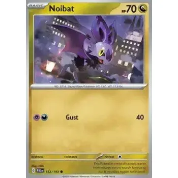 Sběratelská karetní hra Pokémon PAL 152/193 Noibat - Paldea Evolved Stav: Near Mint, Verze: REVERSE HOLO