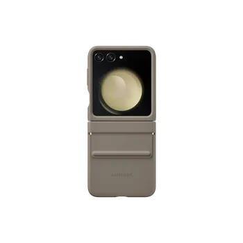 Pouzdro na mobilní telefon Z Flip5 Zadní kryt z eko kůže Etoupe