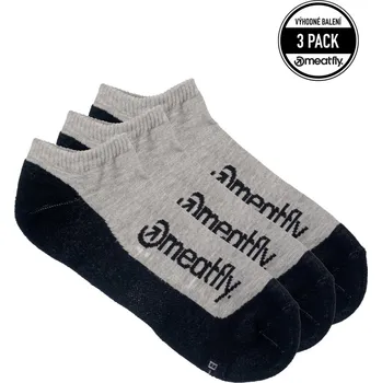 Dámské ponožky Unisex ponožky Meatfly Boot Triple šedá M