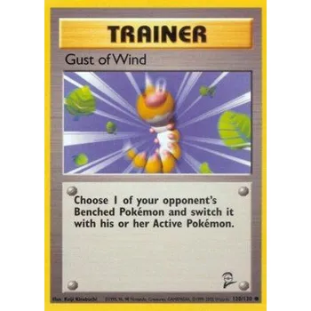 Karetní hra Pokémon BS2 120/130 Gust of WInd - Base Set 2 Stav: Good