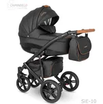 Kombinovaný kočárek Camarelo Sirion Eco včetně autosedačky 2023 Barva: Sie-10 Černá