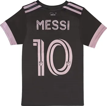 Pánský fotbalový dres Inter Miami CF Messi 2023 černý/růžový M
