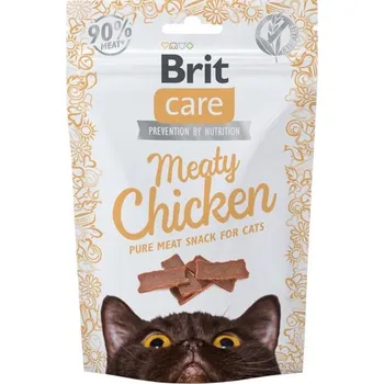 Pamlsek pro kočku Brit Care Cat Snack Meaty Chicken 50 g