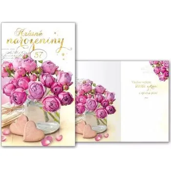 Přání MFP k narozeninám otočné M11-479 W s textem