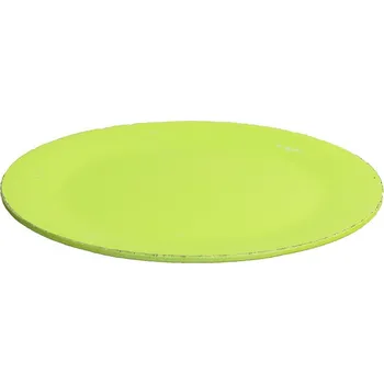 Úložný box Dřevěný podnos oválný zelený D0766