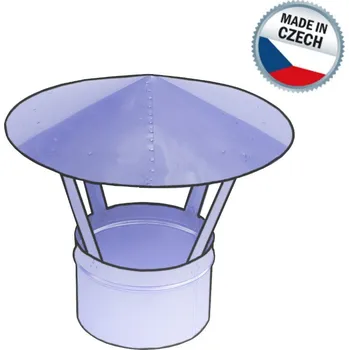 Komín Komínová stříška nerez pr. 130 mm