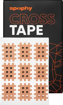 Tejpovací páska Spophy Cross Tape typ B 120 ks 36 x 28 mm béžové