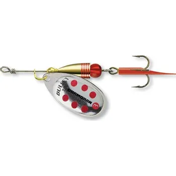 Umělá nástraha Cormoran třpytka Bullet stříbrná červené tečky