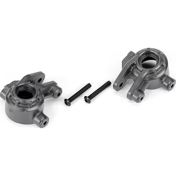 RC vybavení 1:10 Traxxas Ford F-150 Raptor R: Těhlice přední HD šedá (pro #9080)