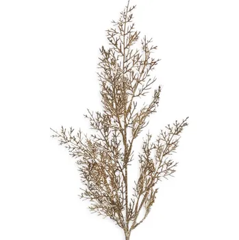 umělá květina Větev pvc 65cm platina