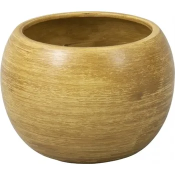 Obal na květináč Nohel Garden Obal na květník MANES TEAK keramický matný d16x16cm