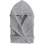 Froté župan s kapucí Sorema New Plus 400 gsm silver (světlá šedá) Barva: Šedá - Silver - Ribbon, Velikost: L
