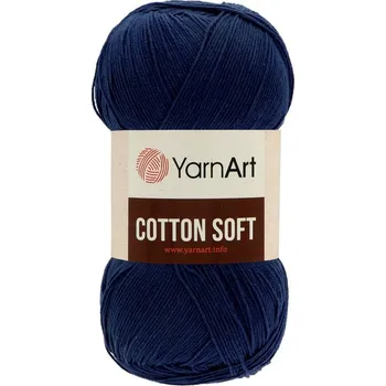 Příze YarnArt Cotton Soft 54 tmavě modrá