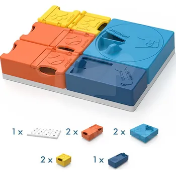 Hračka pro psa LickiMat Hlavolam pro psy Pawzler Rainbow Set