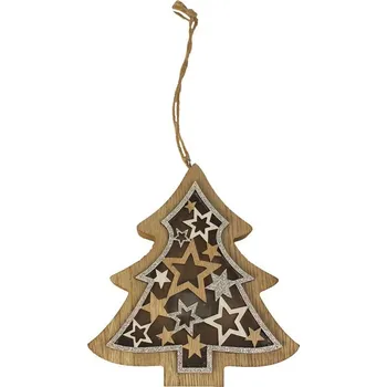 Vánoční dekorace Stromek s LED osv. D2333