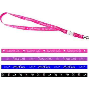 Impap Šnůrka na krk s potiskem modrá