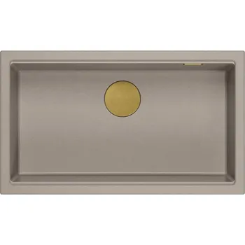 Granitový dřez Quadron Logan dřez graniteq 76x45 cm béžová HQD7644U4_PVDG1_U