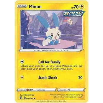 Karetní hra Pokémon karta Minun 090/264 - Fusion Strike