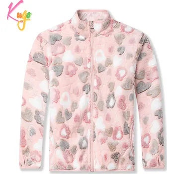 Dívčí mikina Dívčí mikina - KUGO FM1043, lososová Barva: Lososová, Velikost: 116