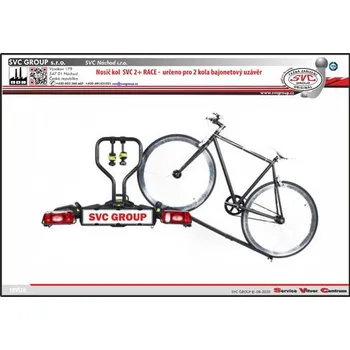 Auto-moto Nájezdová rampa pro nosič kol SVC 2 VIP Race (NKO 222-012), SVC Group