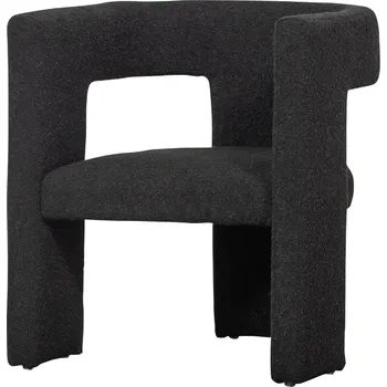 Křeslo WOOOD Čalouněné křeslo TIWA černé 340486-D