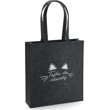 Ekomazlicek.cz Taška na ČÍČOVINY - černá Barva výšivky: Bílá