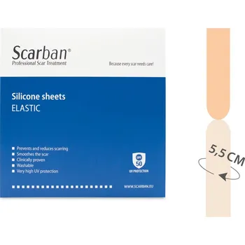 Krytí na ránu BAP Medical SCARBAN Fingercaps - silikonové návleky na prsty