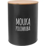 Dóza Mouka polohrubá BLACK O0149
