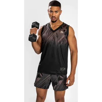 Pánské tílko Pánské funkční tílko Venum Tecmo 2.0 Dry Tech - Black/Brown Velikost: XL