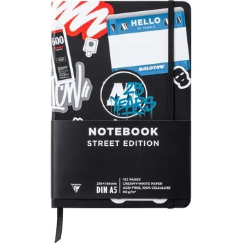 Skicář MOLOTOW Note Book STREET EDITION A5 bílý, 96 čtverečkovaných listů