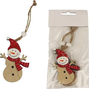Vánoční dekorace Sněhulák k zavěšení, 2 ks D4290-08
