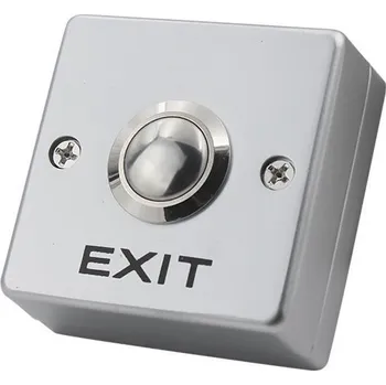 Splachovací tlačítko Odchodové tlačítko dotykové 50x50 NO/COM nerezové