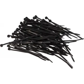 Upínací spona 3X80 (1 BALENÍ 100 KUSŮ) Černá MAXGEAR