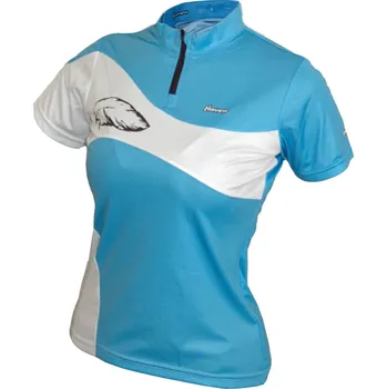 cyklistický dres HAVEN Cyklistický dres s krátkým rukávem - COMTESS - modrá/bílá XS