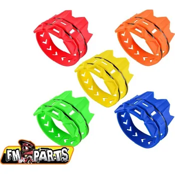 Výfuk pro motocykl FM-PARTS univerzální kryt výfuku barva červená (FM-PARTS univerzální kryt výfuku barva červená)