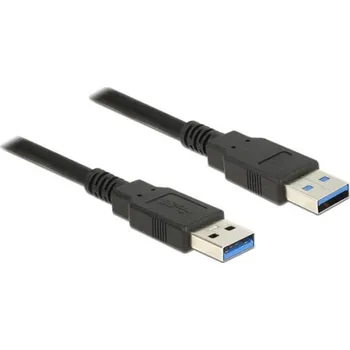 Datový kabel Delock Kabel USB 3.0 Typ-A samec > USB 3.0 Typ-A samec 0,5 m černý 85059