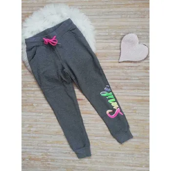 KUGO DÍVČÍ TEPLÁKY SMILE Barva: Šedá, Velikost: 122