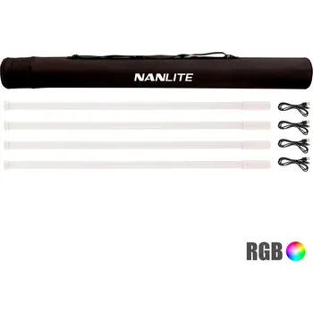 Studiové světlo RGBWW Nanlite trubice PavoTube T8-7X , Sada 4ks - doprava zdarma
