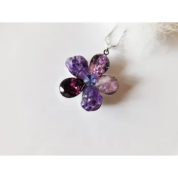 Náhrdelník Přívěsek FIALKA