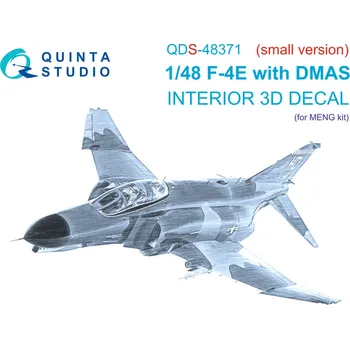 Plastikový model Quinta studio 1/48 F-4E w/ DMAS 3D&colour.Interior (MENG) SMALL
