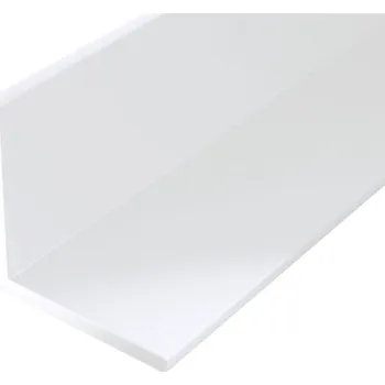 Stavební profil PVC - L profil, bílý 10x10x1 mm, 2 m