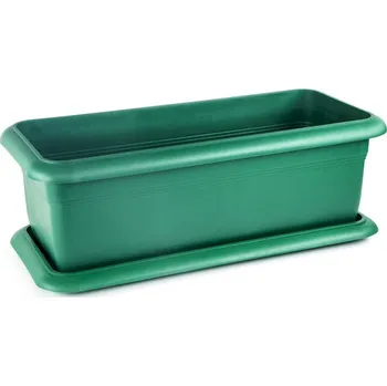 ALFIstyle Zahradní truhlík s podmiskou XXL, šířka 86 cm, zelený