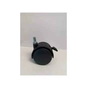 Pojezdové kolečko Kolečko otočné ke kancelářské židli 50mm s brzdou, čep M8