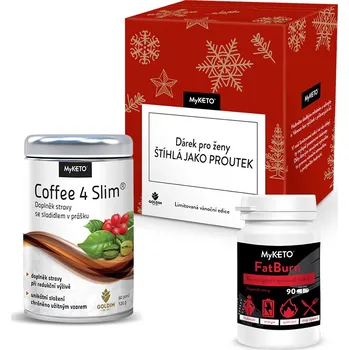 Keto dieta MyKETO Štíhlá jako proutek Coffee4Slim a FatBurn 90 cps.