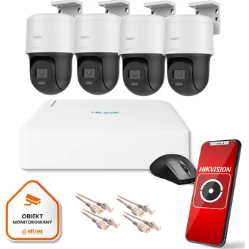 IP kamera Hilook dohledová sada 4 IP kamer PTZ-N4MP