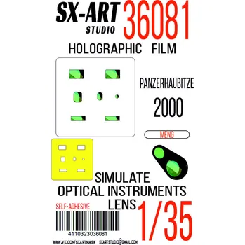 Plastikový model 1/35 Holographic film Panzerhaubitze 2000 (MENG)