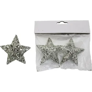 Vánoční dekorace Dekorace hvězda, 3ks X1057