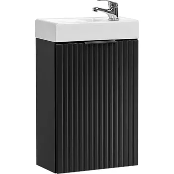 Koupelnový nábytek Koupelnová skříňka ADEL černá 82-40, pod umyvadlo 40, umyvadlo VEDEA 40 ANO