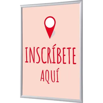 Set klaprámu A4, Přihlášení, červený, španělsky