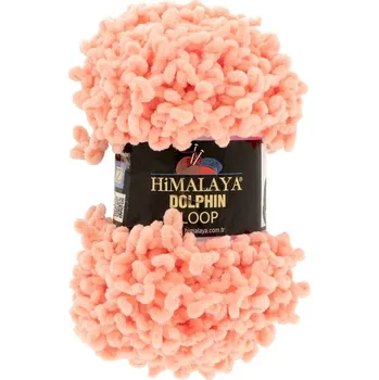 Příze Himalaya Dolphin Loop 112-19 pastelově oranžová